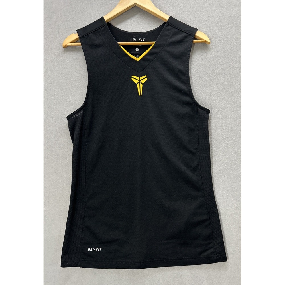 Nike Kobe Bryant XD Dri Fit Basketball Tank Top Jersey Mamba Swoosh Small Black